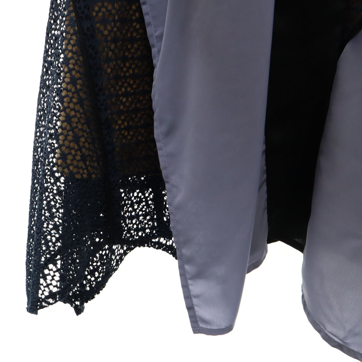 LANVIN en Bleu ランバンオンブルー ロング キャミワンピース 黒系 レディース