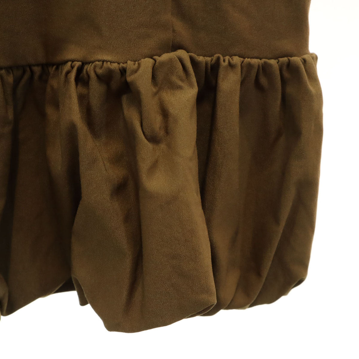 AMERI UNDRESSED アメリ 半袖 レイヤードバルーンヘム アンサンブル S ブラウン系 ワンピース レディース