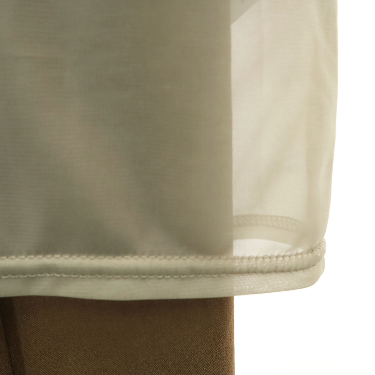 AMERI UNDRESSED アメリ 半袖 レイヤードバルーンヘム アンサンブル S ブラウン系 ワンピース レディース