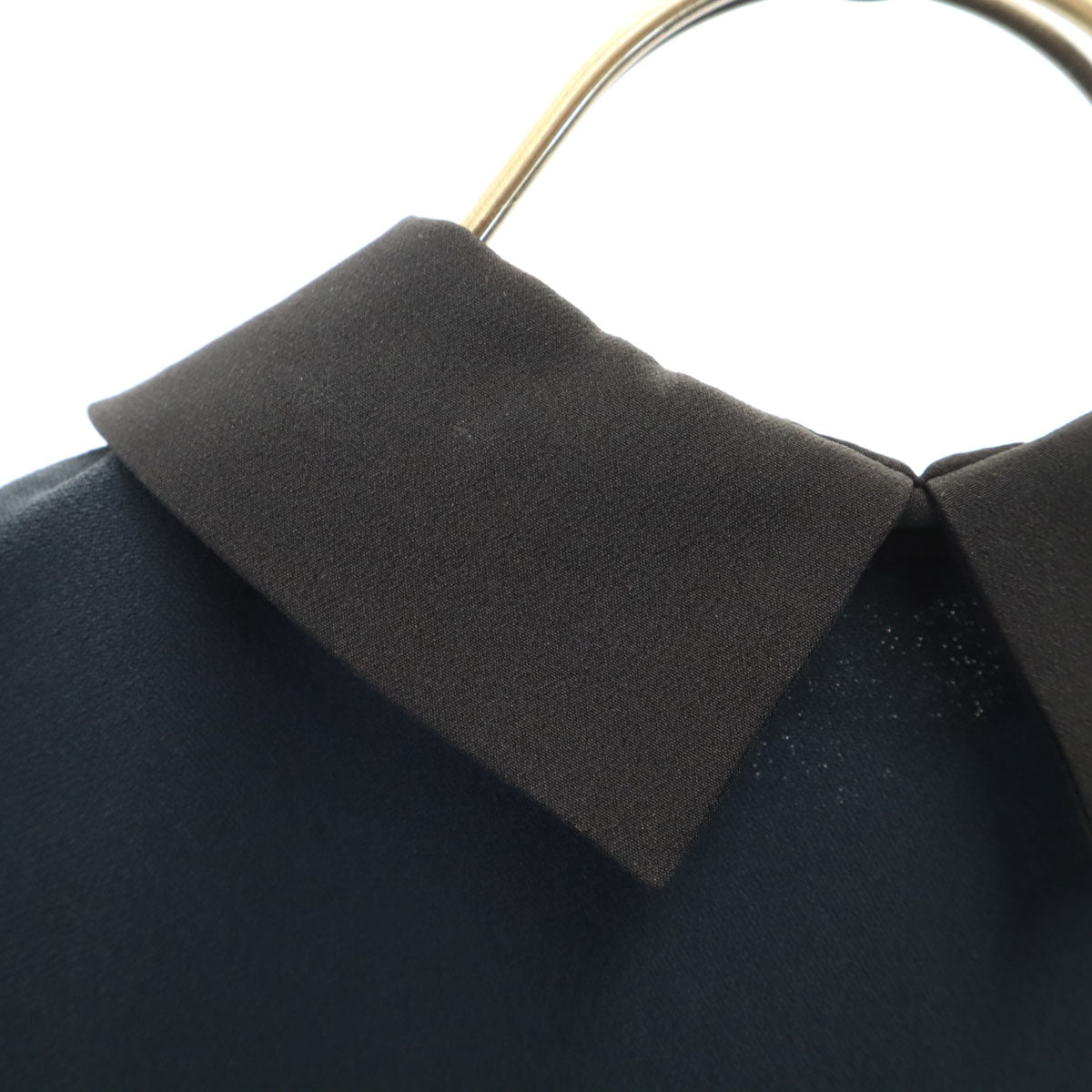 MIUMIU ミュウミュウ ノースリーブ 膝丈ワンピース 38 ネイビー レディース