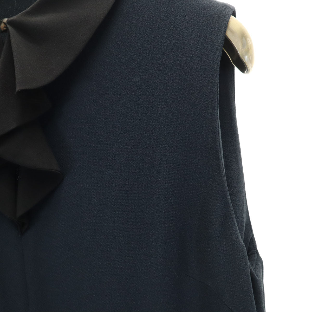 MIUMIU ミュウミュウ ノースリーブ 膝丈ワンピース 38 ネイビー レディース