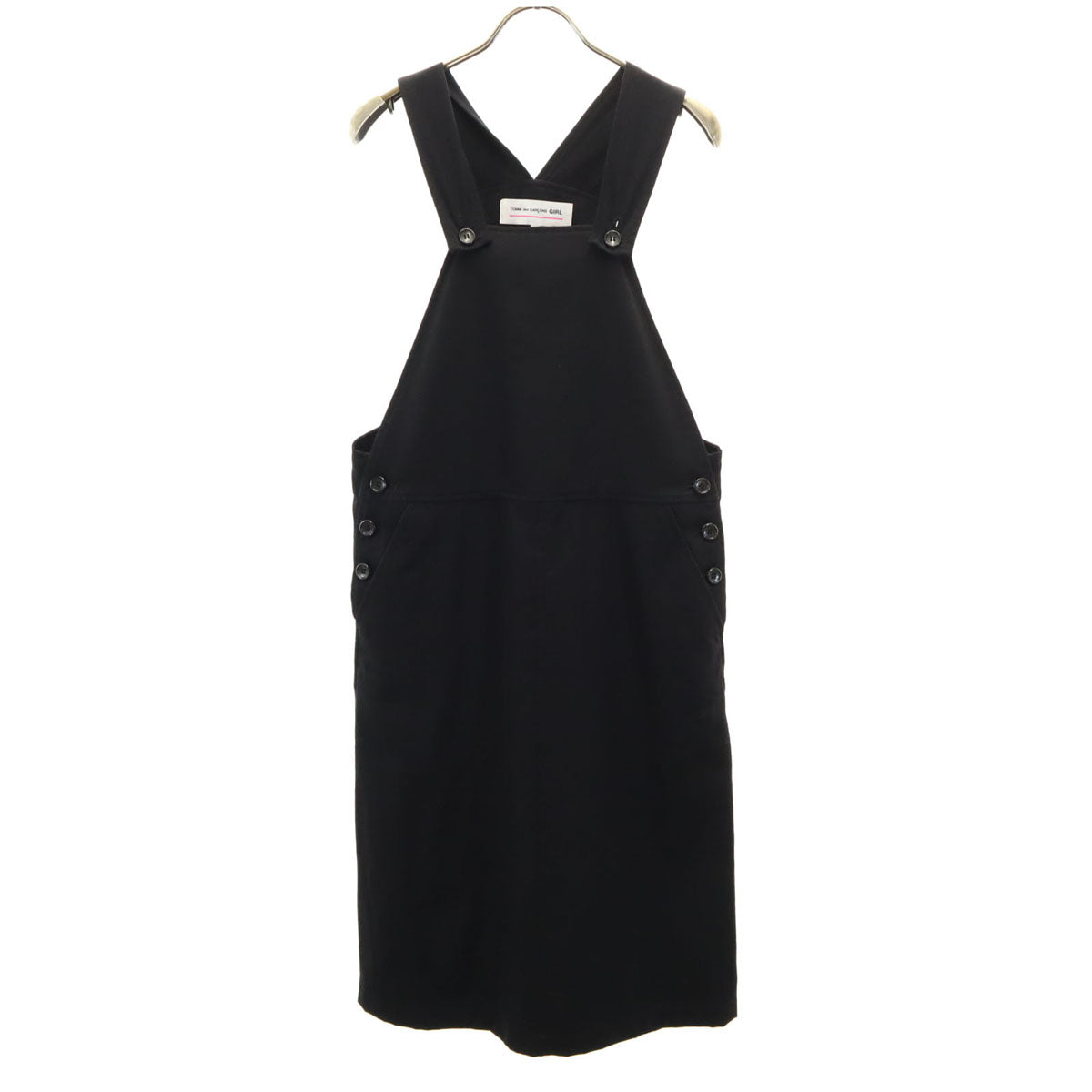 COMME des GARCONS コムデギャルソン 2016年 日本製 ウール ジャンパースカート XS 黒 GIRL レディース