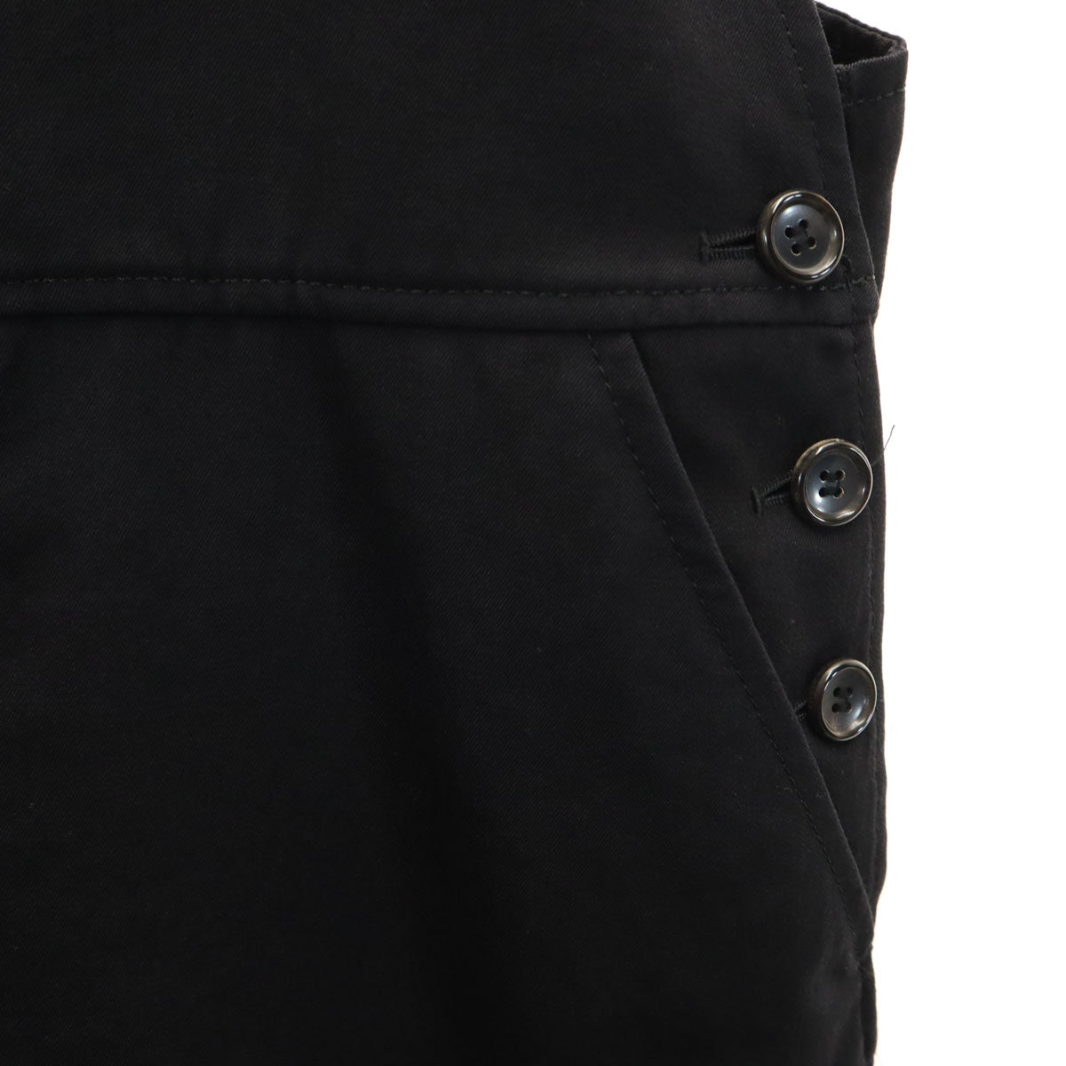 COMME des GARCONS コムデギャルソン 2016年 日本製 ウール ジャンパースカート XS 黒 GIRL レディース