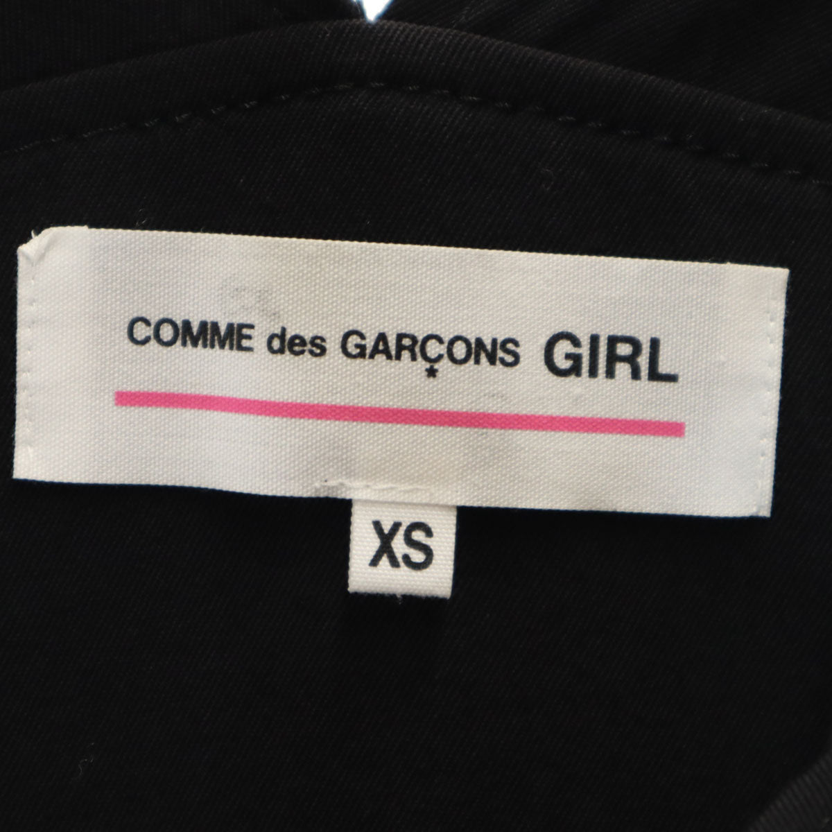 COMME des GARCONS コムデギャルソン 2016年 日本製 ウール ジャンパースカート XS 黒 GIRL レディース