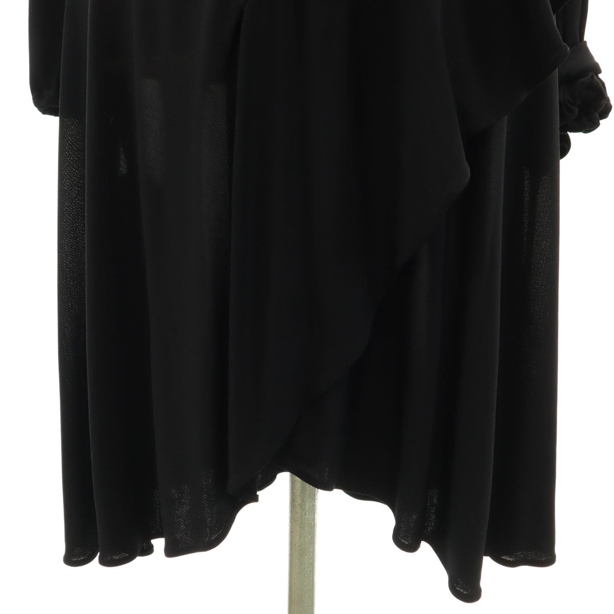 DIANE VON FURSTENBERG ダイアンフォンファステンバーグ USA製 長袖 カシュクール ロング カーディガン 2 ブラック レディース