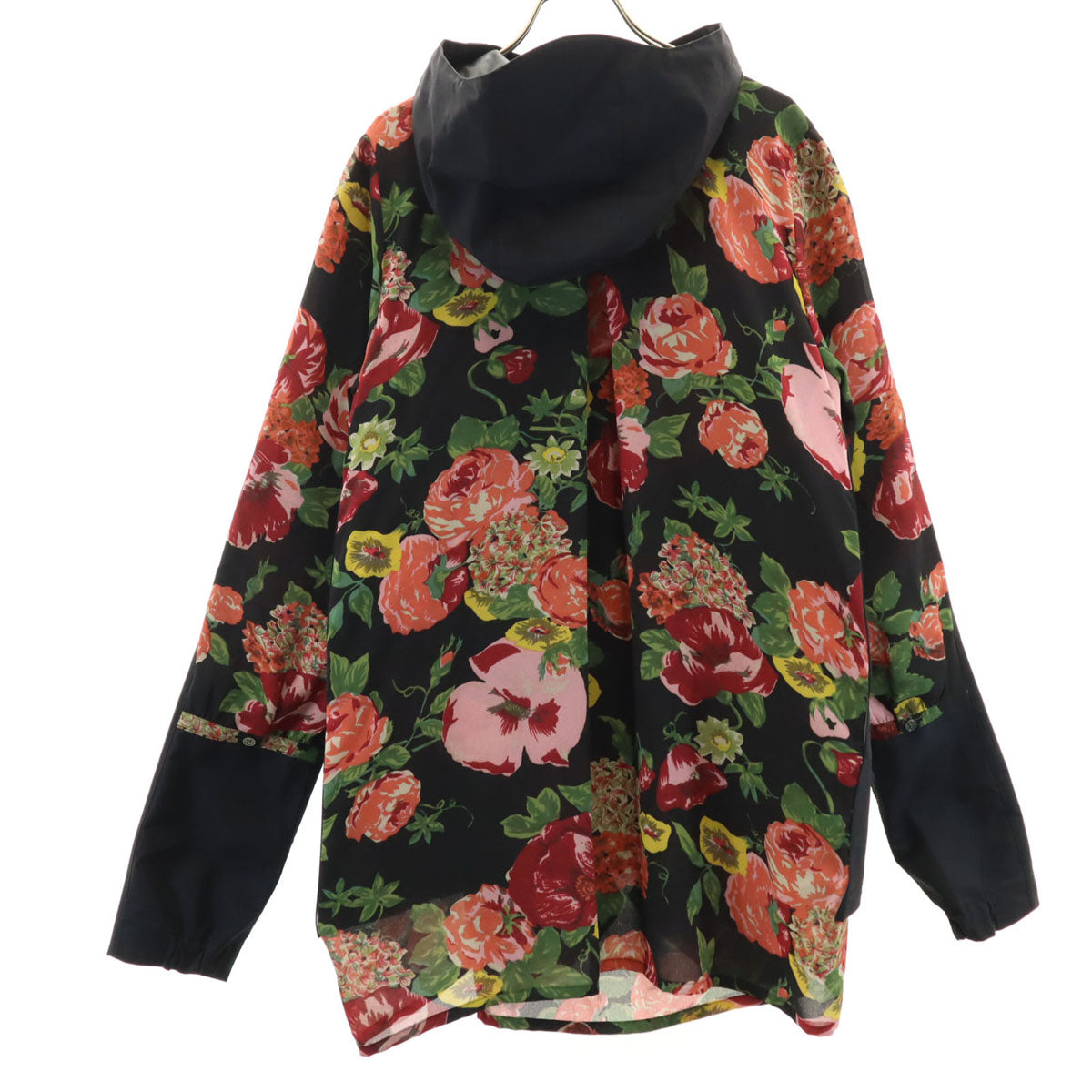 JUNYA WATANABE COMME des GARCONS ジュンヤワタナベコムデギャルソン 2018年 日本製 ドッキング マウンテンパーカー S ブラック レディース