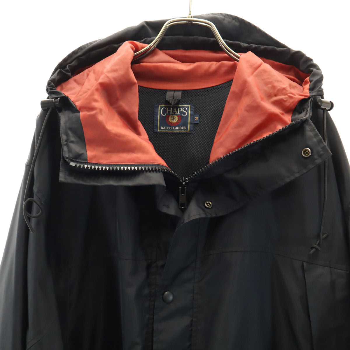 CHAPS RALPH LAUREN チャップスラルフローレン 90s オールド マウンテンパーカー M ブラック ポケッタブル メンズ
