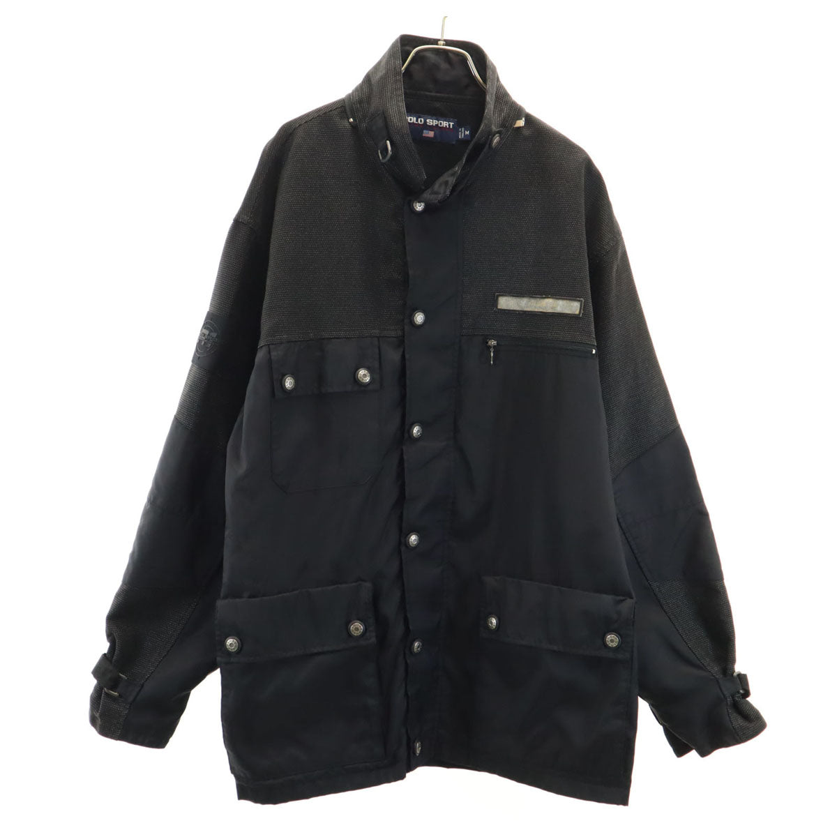 POLO SPORT RALPH LAUREN ポロスポーツラルフローレン モーターサイクル ジャケット M ブラック メンズ