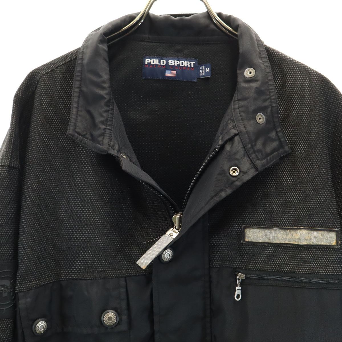 POLO SPORT RALPH LAUREN ポロスポーツラルフローレン モーターサイクル ジャケット M ブラック メンズ