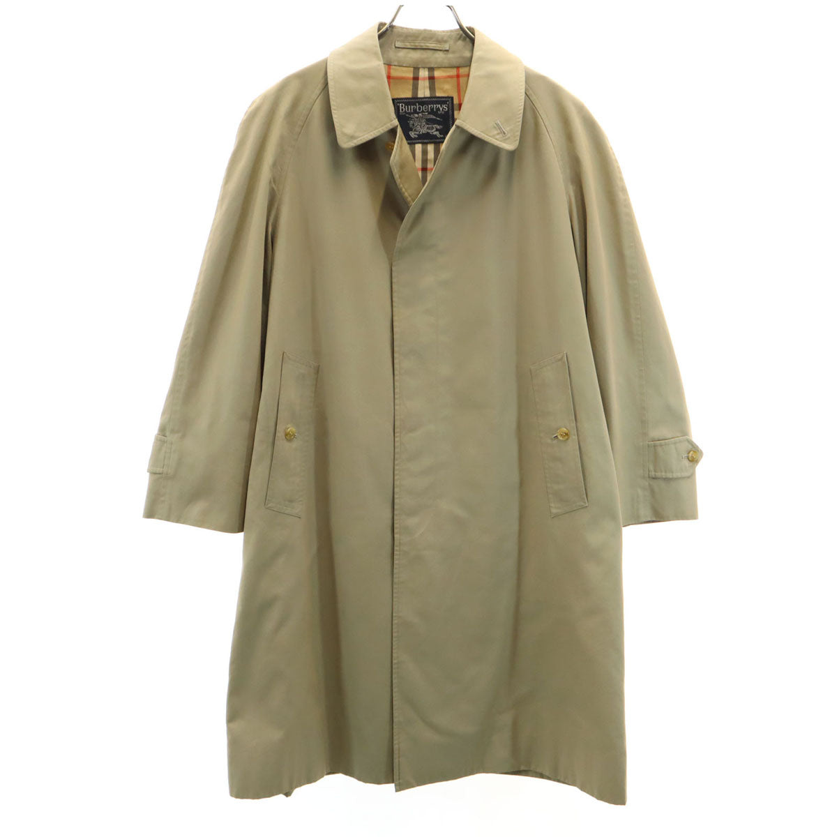Burberrys バーバリーズ 90s オールド ステンカラーコート 88-160 アッシュベージュ メンズ