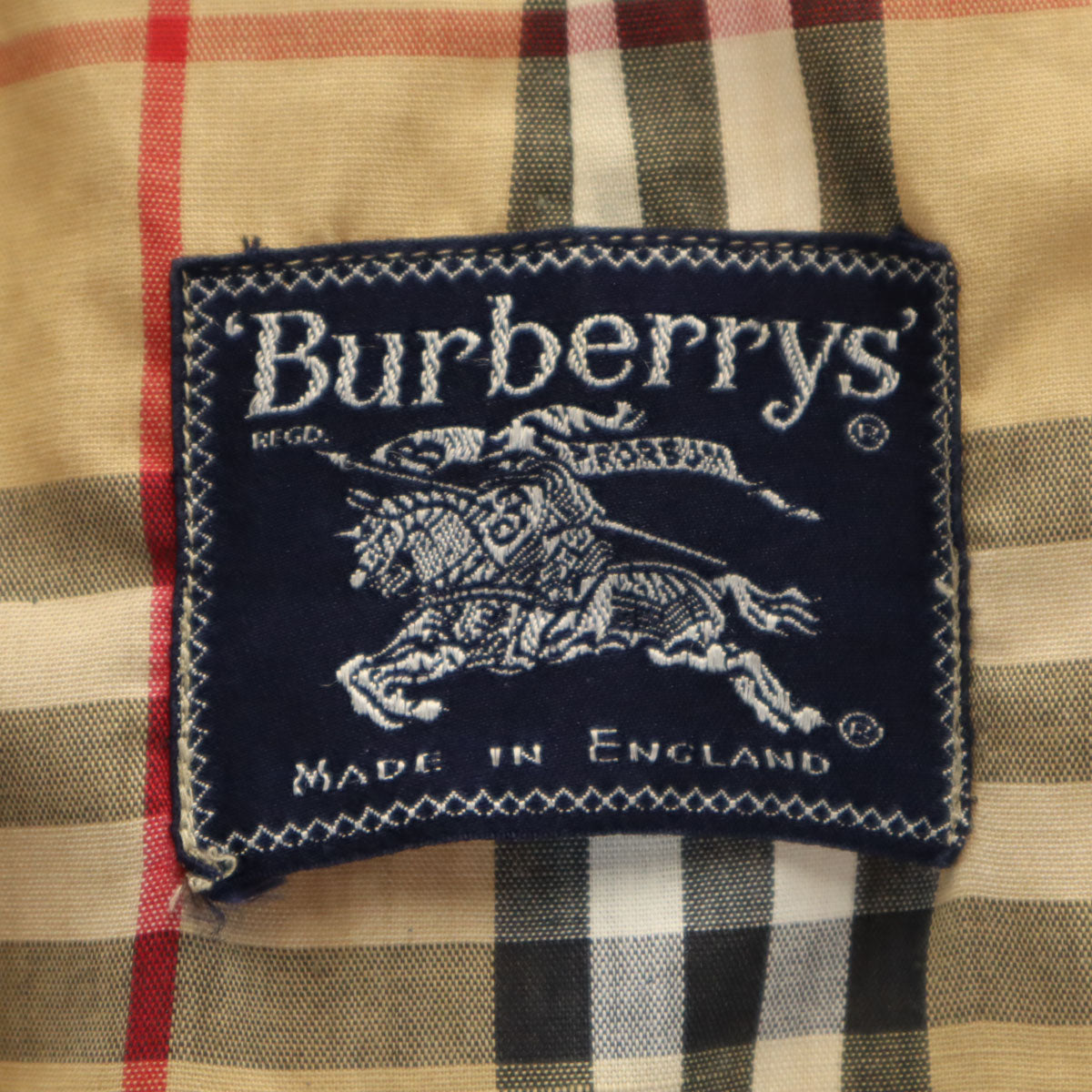 Burberrys バーバリーズ 80s 英国製 ヴィンテージ ステンカラーコート ベージュ レディース