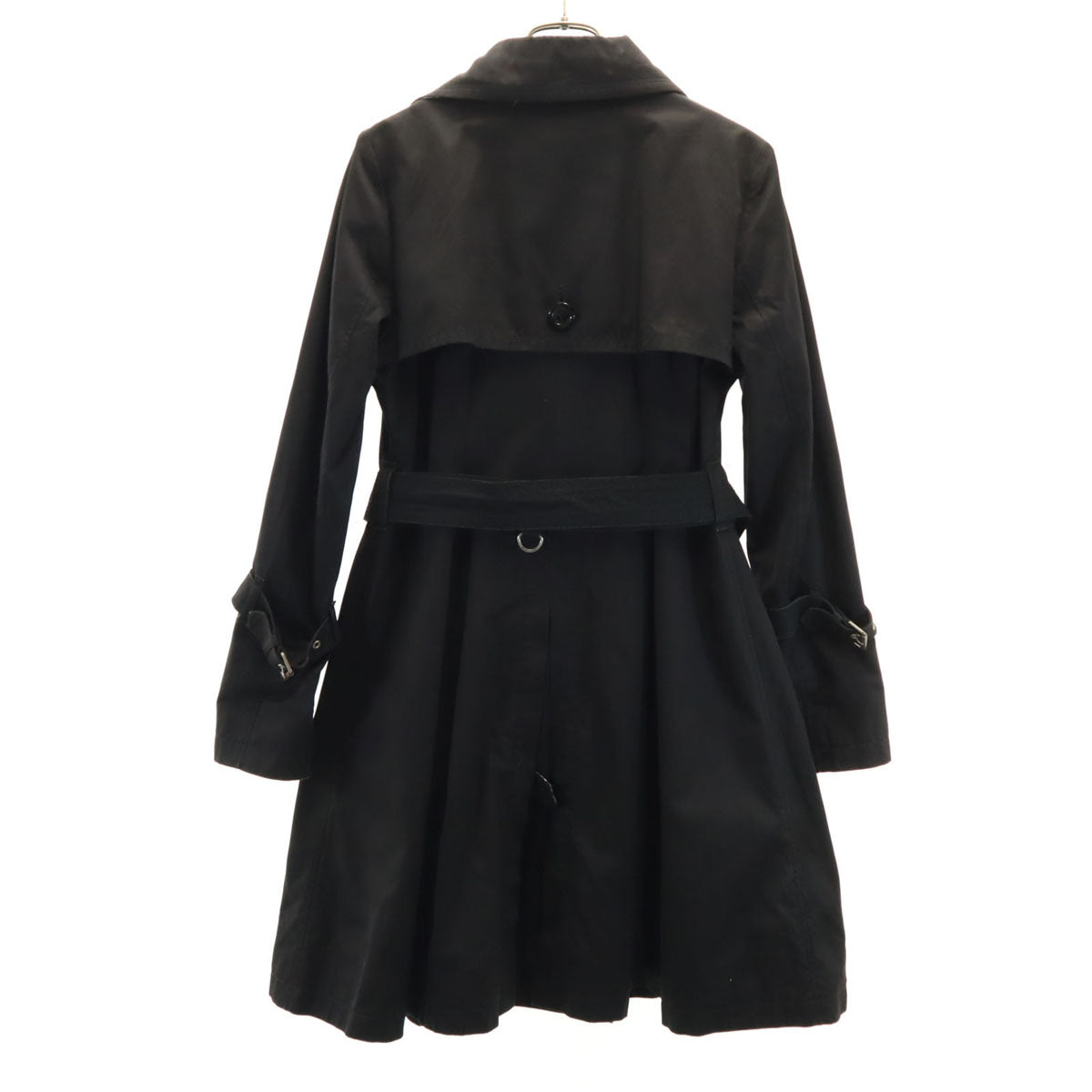 BURBERRY LONDON BLUE LABEL バーバリー ロンドン ブルーレーベル トレンチコート 40 ブラック レディース