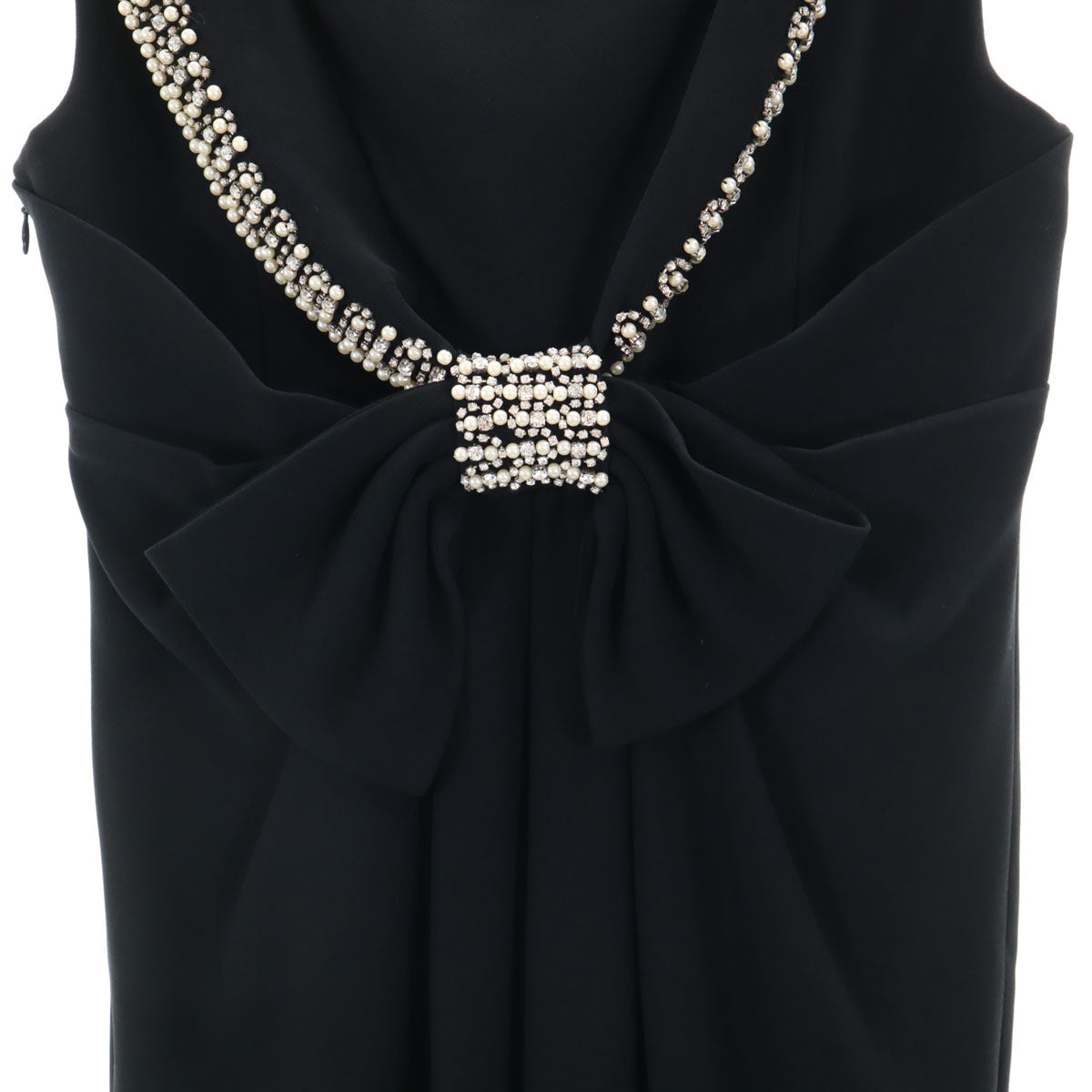 Diagram ダイアグラム ノースリーブ ミニワンピース 36 ブラック レディース