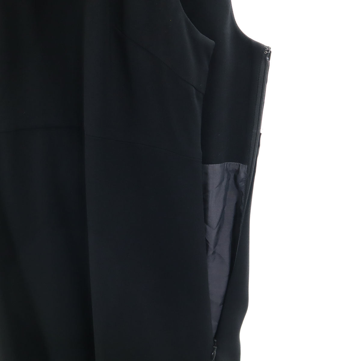 Diagram ダイアグラム ノースリーブ ミニワンピース 36 ブラック レディース