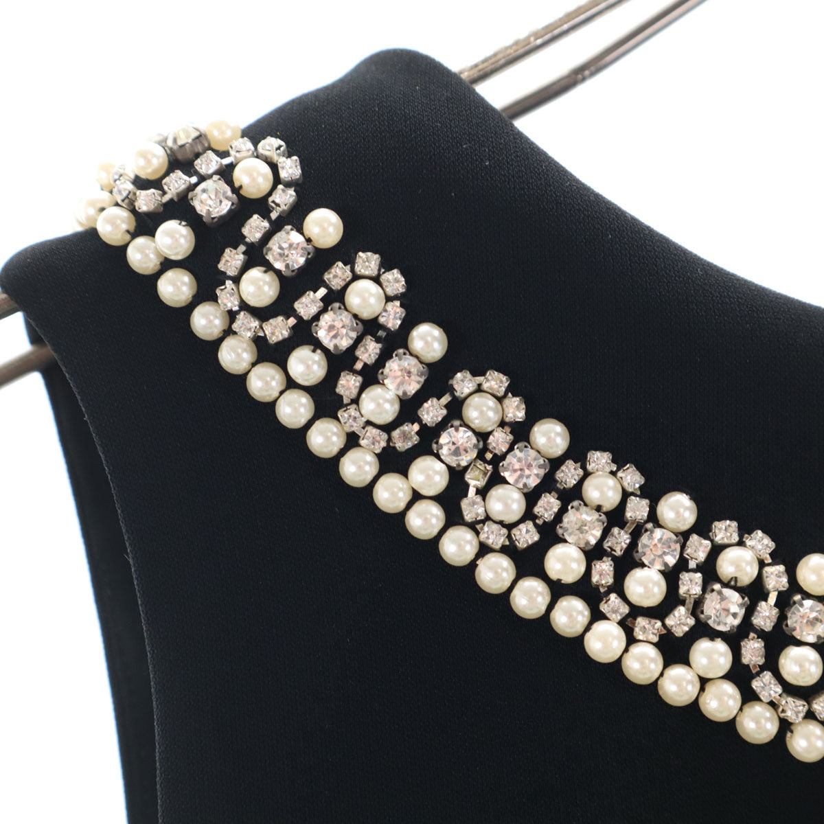 Diagram ダイアグラム ノースリーブ ミニワンピース 36 ブラック レディース