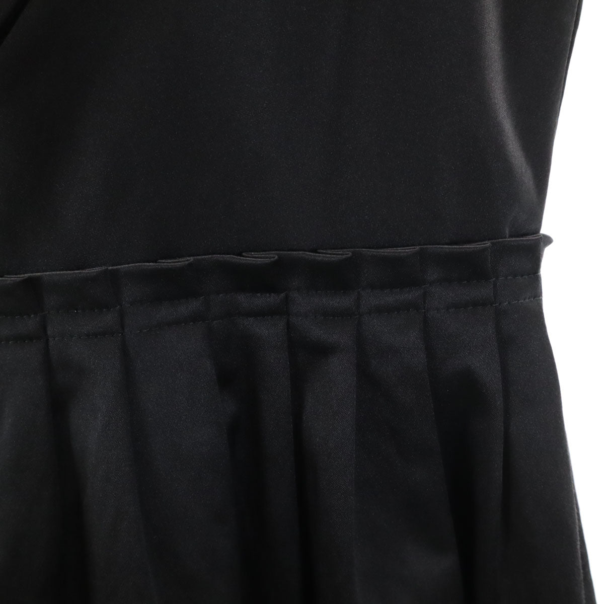 ZARA WOMAN ザラウーマン ノースリーブ ミニワンピース M ブラック ビジュー装飾 レディース