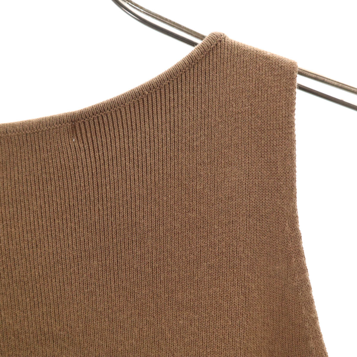 FRAY I.D フレイアイディー ノースリーブ ニット切替 ロングワンピース F ブラウン レディース