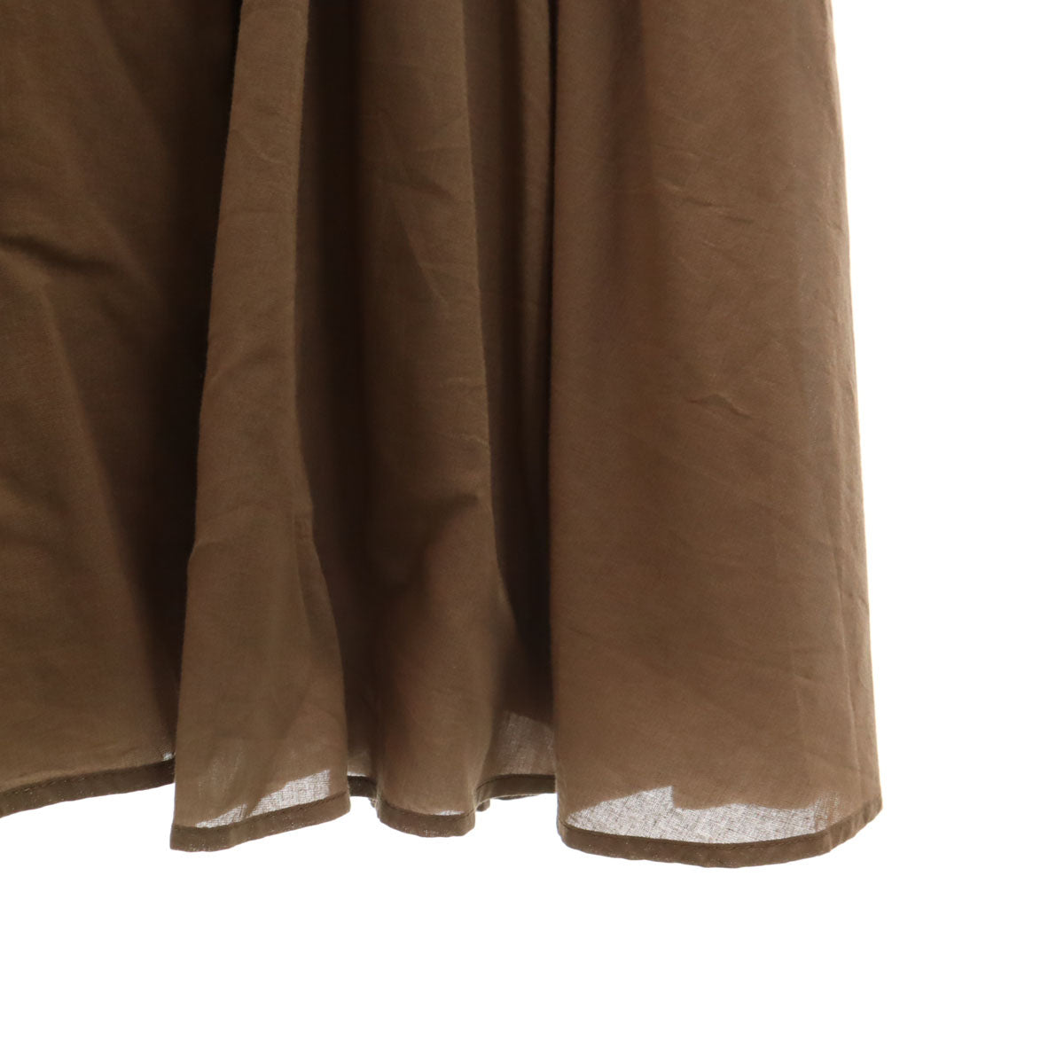 FRAY I.D フレイアイディー ノースリーブ ニット切替 ロングワンピース F ブラウン レディース