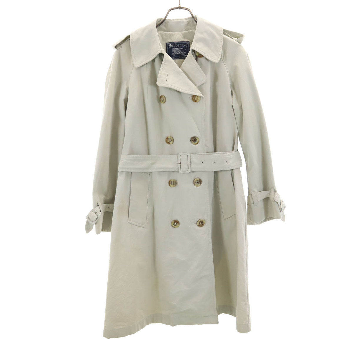 Burberrys バーバリーズ 80s 90s 英国製 オールド トレンチコート グレージュ レディース