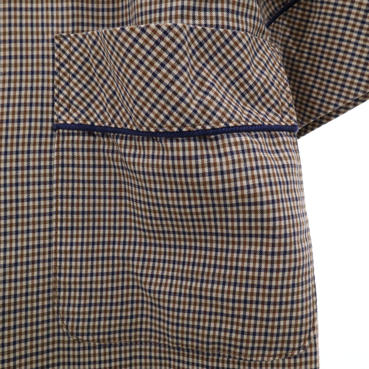 Aquascutum アクアスキュータム 80s 90s ロング ガウン M ネイビー系 メンズ