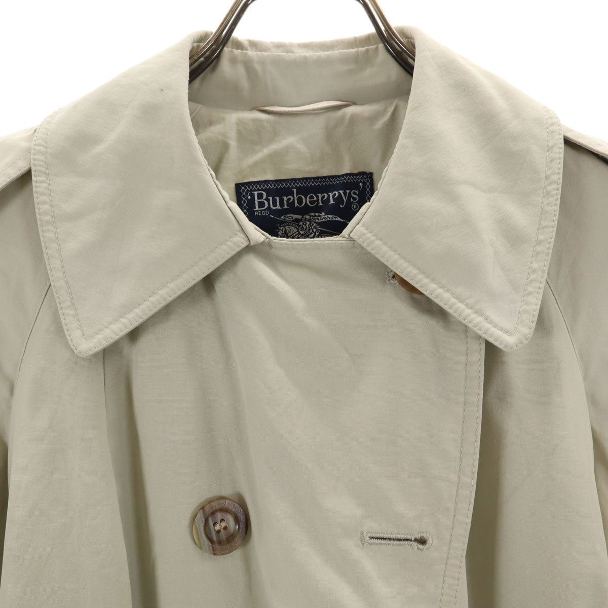 Burberrys バーバリーズ 80s 90s オールド 英国製 トレンチコート ベージュ レディース