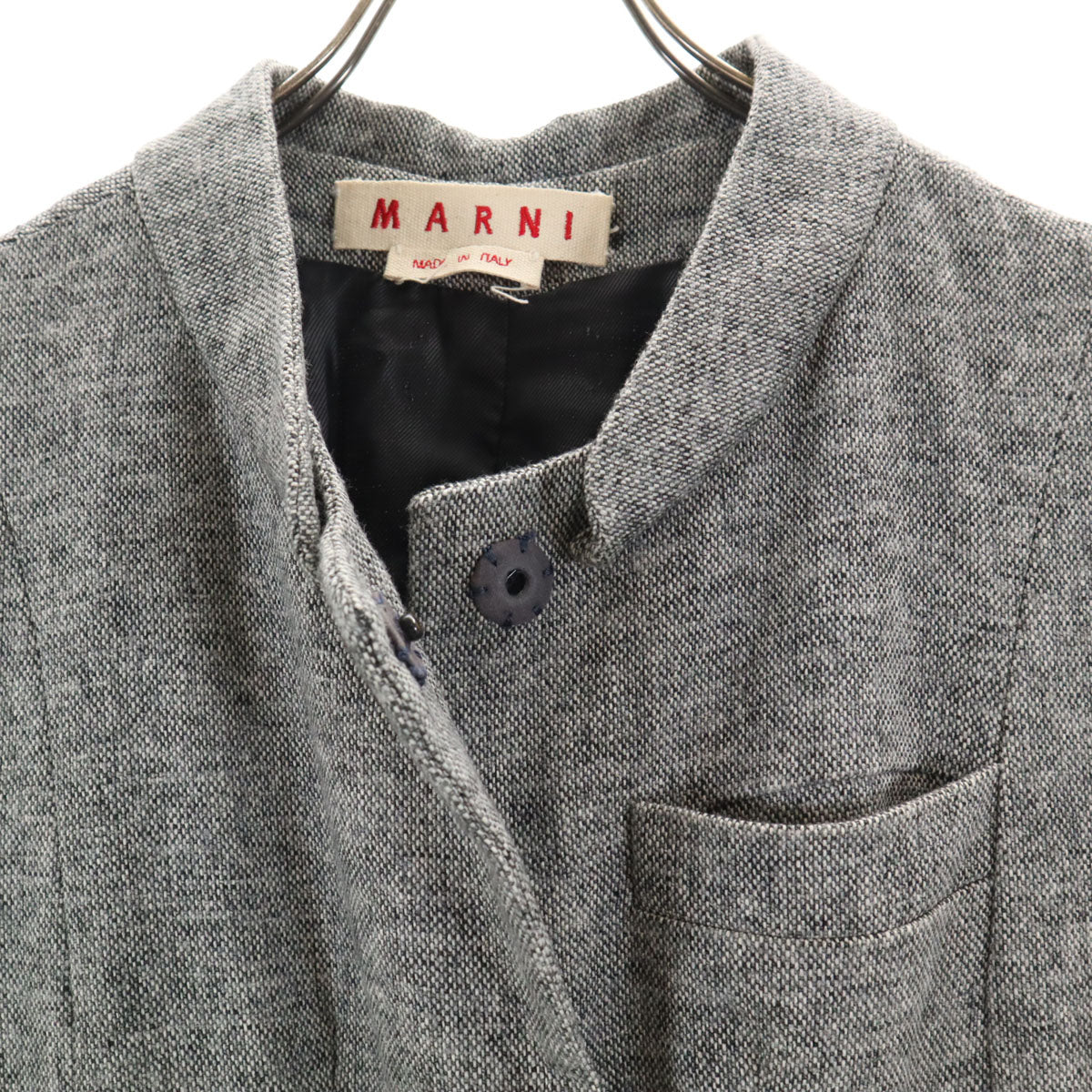 MARNI マルニ イタリア製 ウールブレンド コート 40 グレー レディース