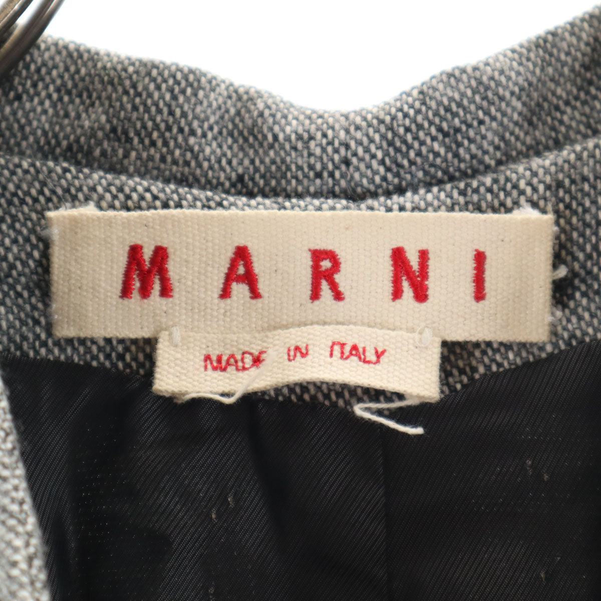 MARNI マルニ イタリア製 ウールブレンド コート 40 グレー レディース