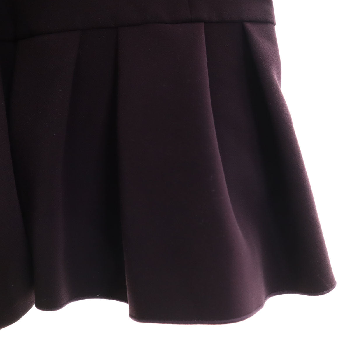 FOXEY NEW YORK フォクシーニューヨーク 日本製 オープンカラー コート パープル系 レディース