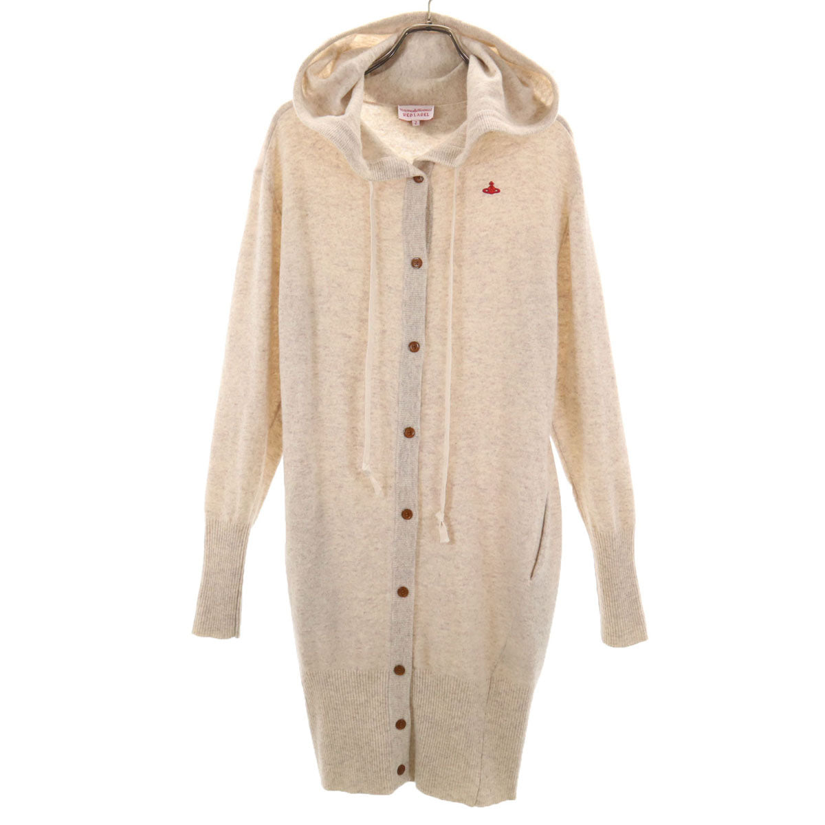 Vivienne Westwood RED LABEL ヴィヴィアンウエストウッドレッドレーベル 長袖 ロング カーディガン 2 ベージュ系 レディース