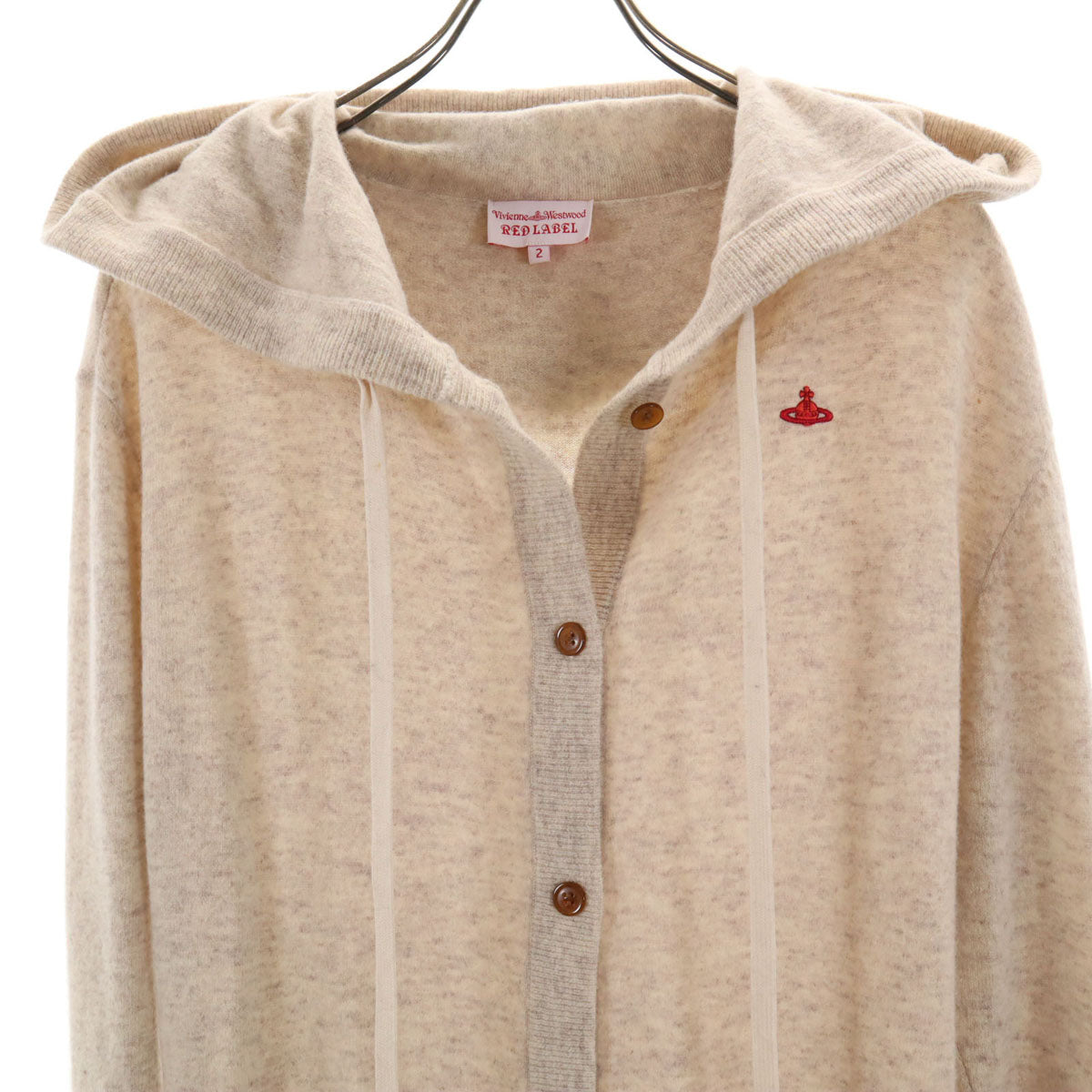 Vivienne Westwood RED LABEL ヴィヴィアンウエストウッドレッドレーベル 長袖 ロング カーディガン 2 ベージュ系 レディース