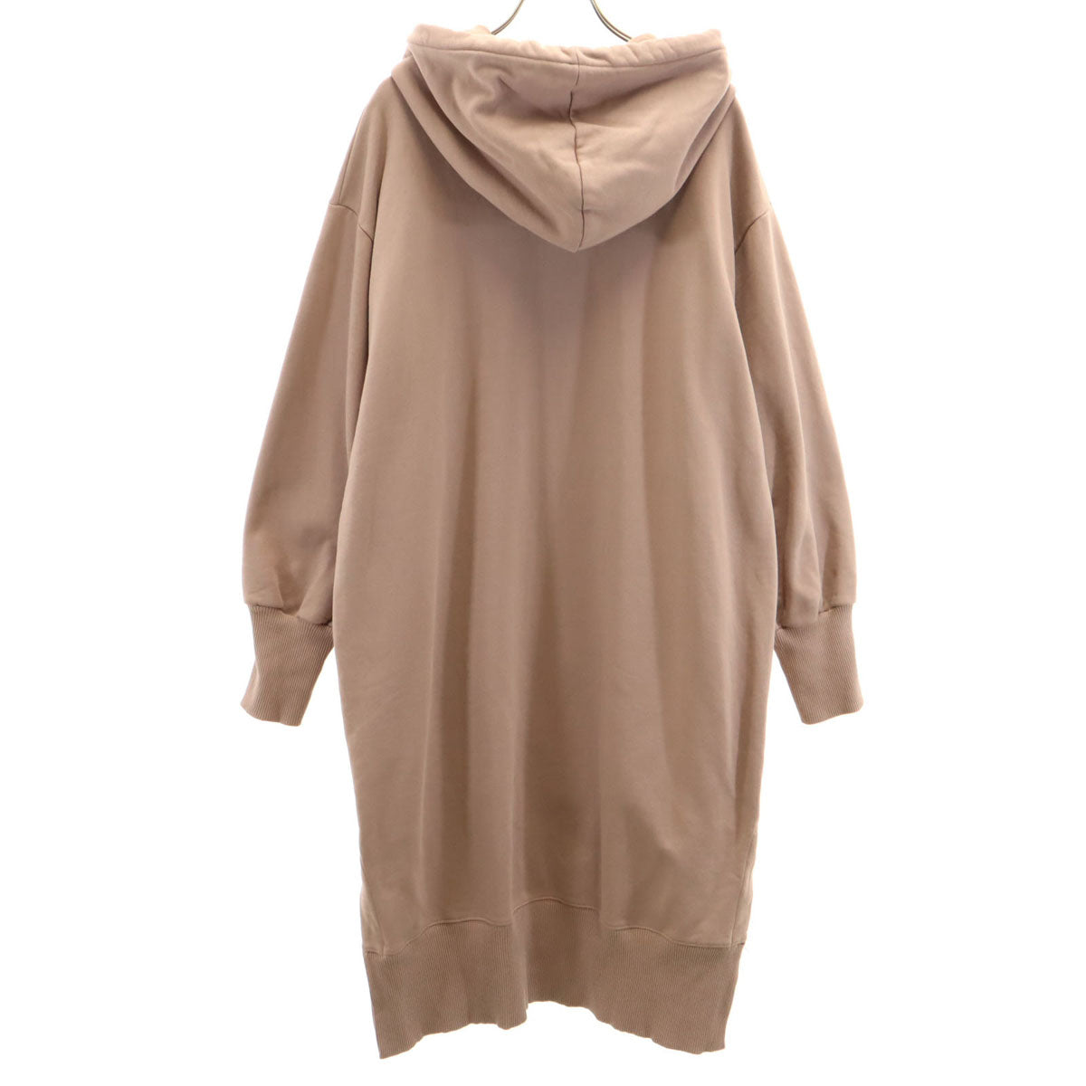 DIESEL ディーゼル ブルガリア製 長袖 スウェット ワンピース S ダスティピンク 裏起毛 レディース