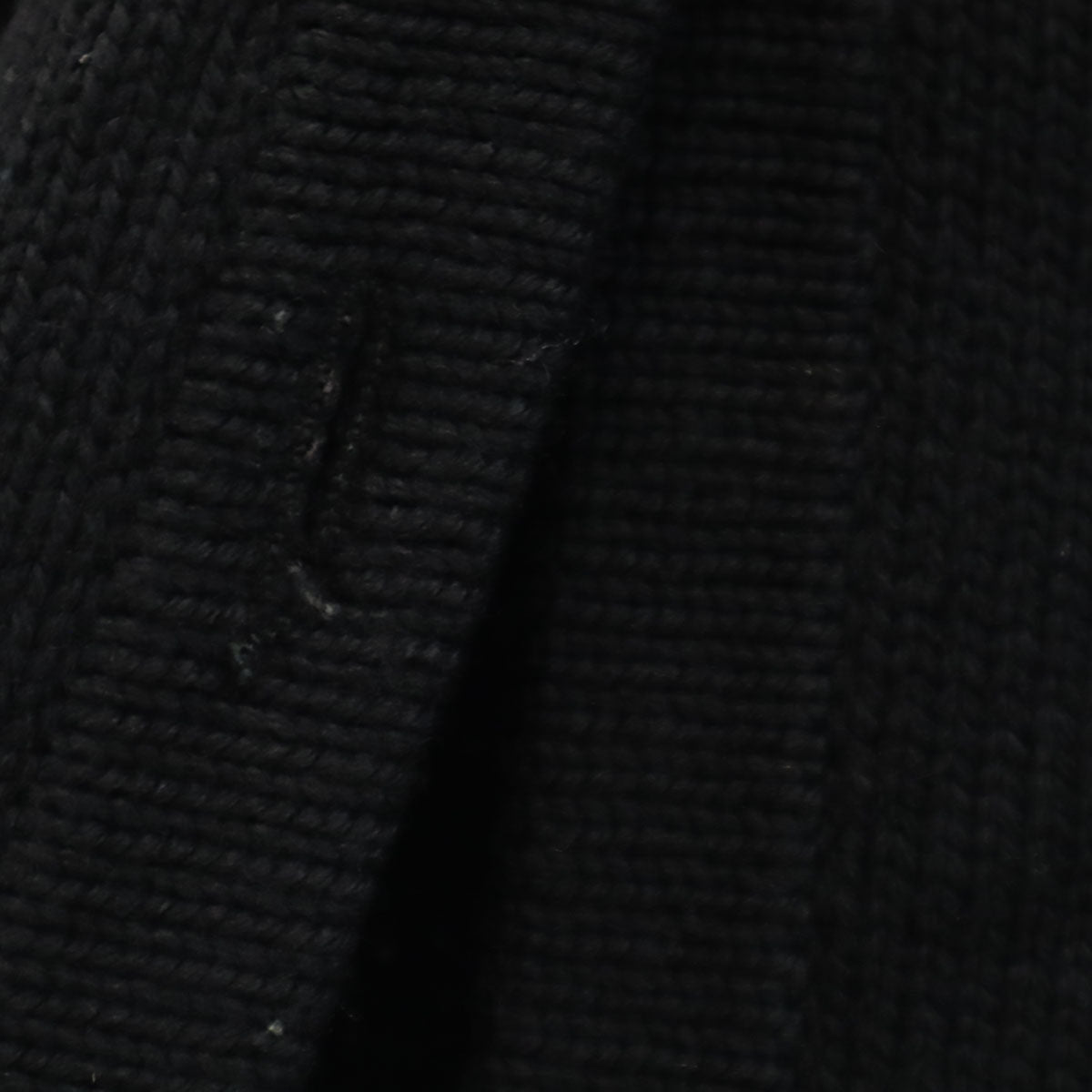 HUNTING WORLD ハンティングワールド イタリア製 長袖 ロング ニットカーディガン 38 ブラック レディース