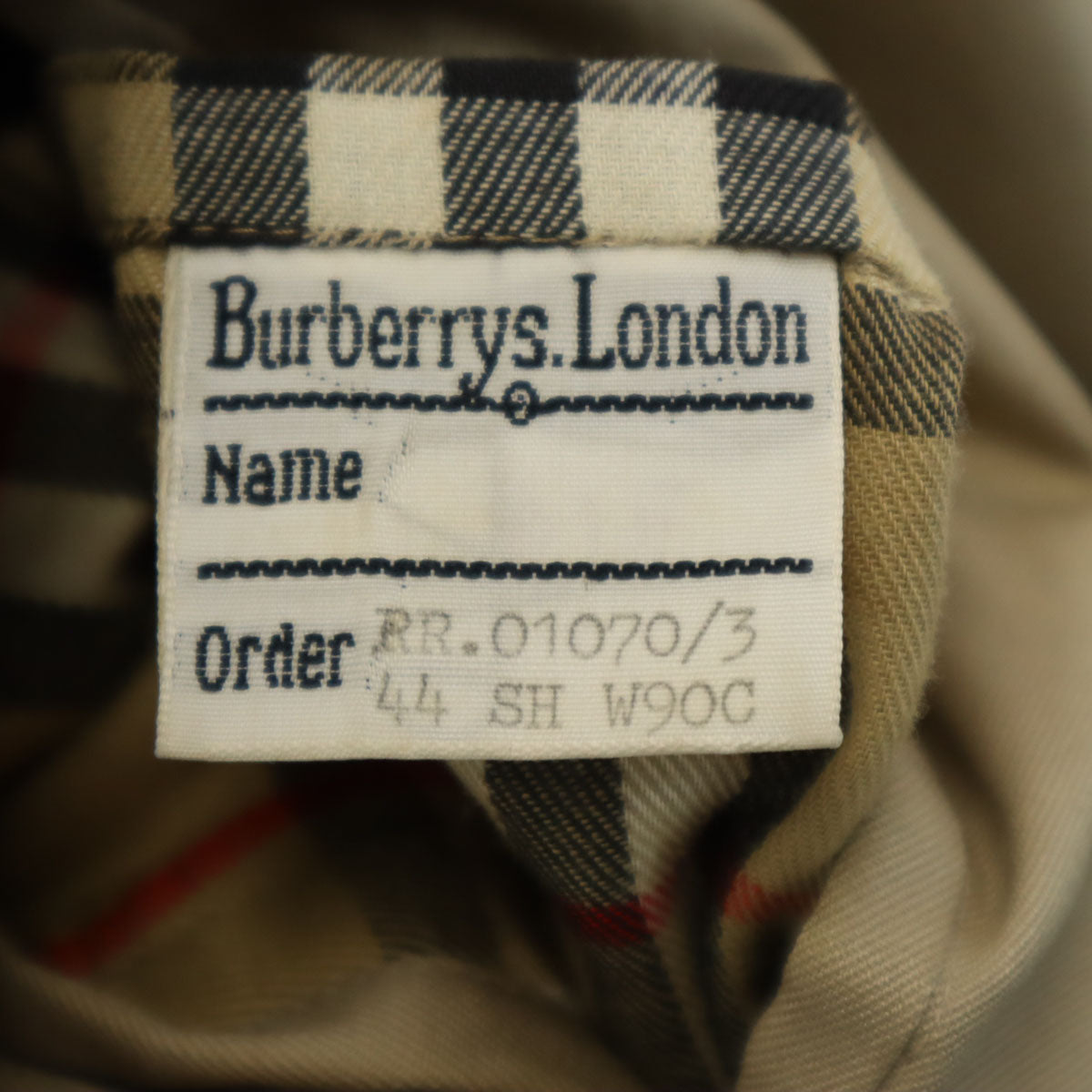 Burberrys バーバリーズ 90s 英国製 オールド ステンカラーコート 44 ベージュ メンズ