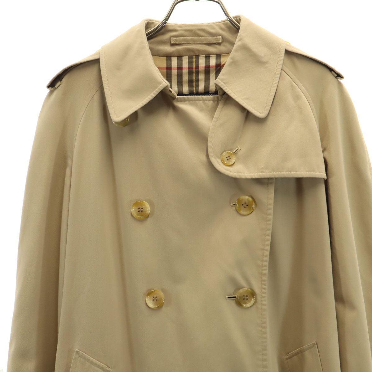 Burberrys バーバリーズ 80s 90s 英国製 オールド トレンチコート ベージュ レディース