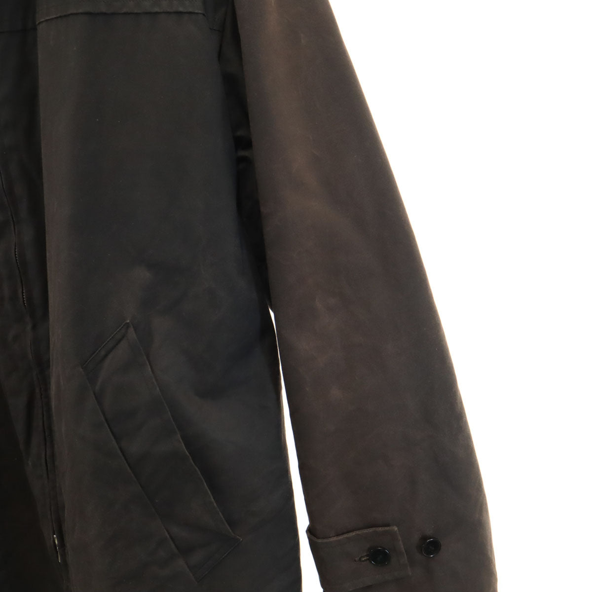 agnes b. homme アニエスベーオム フランス製 オールド 中綿コート 50 ダークブラウン メンズ