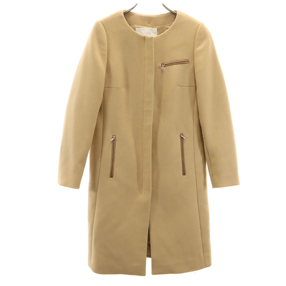 PRADA プラダ イタリア製 オールド ウールコート 38 ベージュ レディース