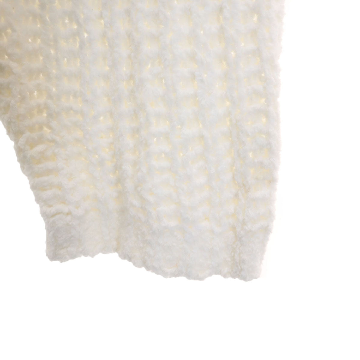 Ron Herman ロンハーマン 長袖 ロング ニットカーディガン S ホワイト 前開き 羽織り レディース