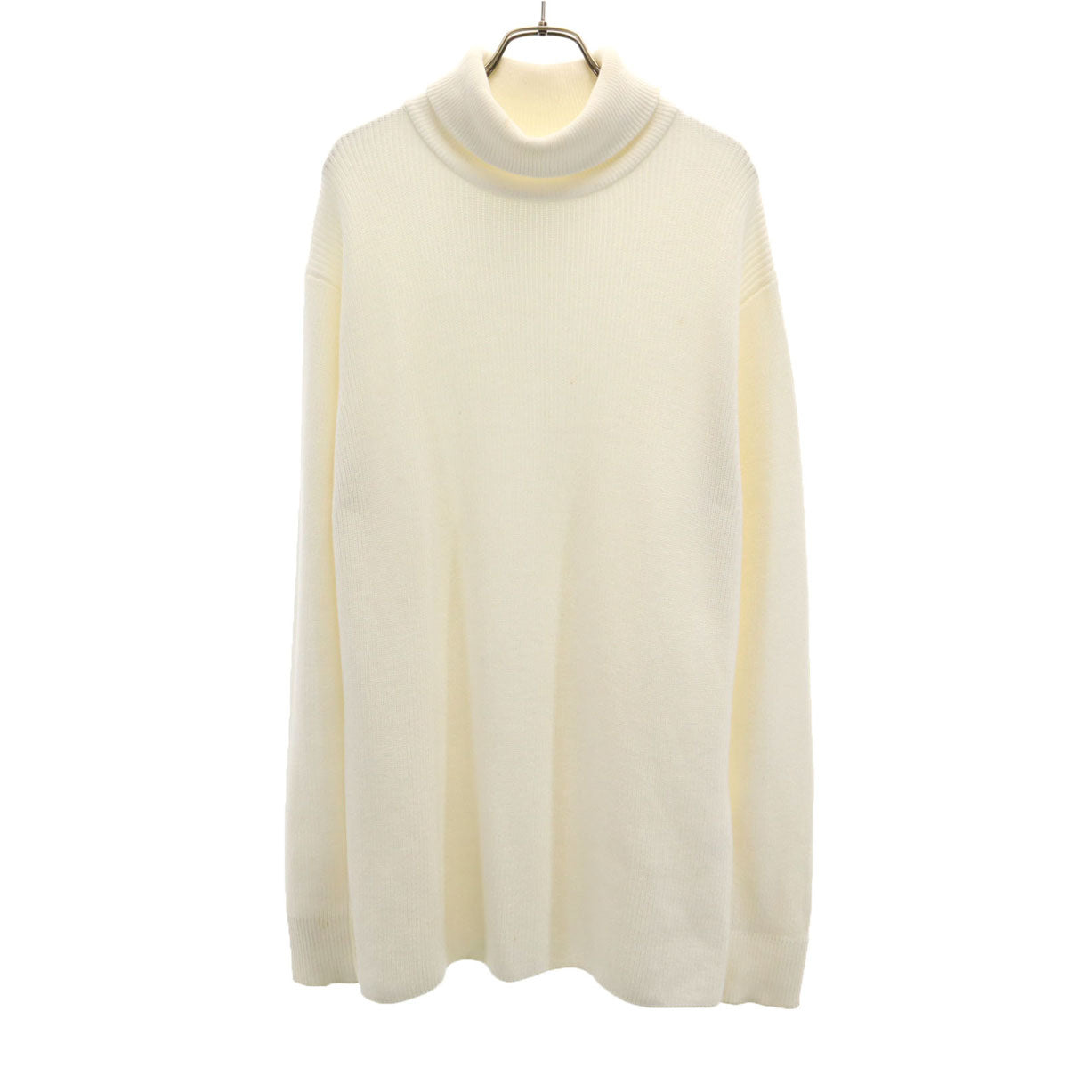 MAISON SPECIAL メゾンスペシャル 長袖 タートルネック セーター 44 ホワイト ニット メンズ