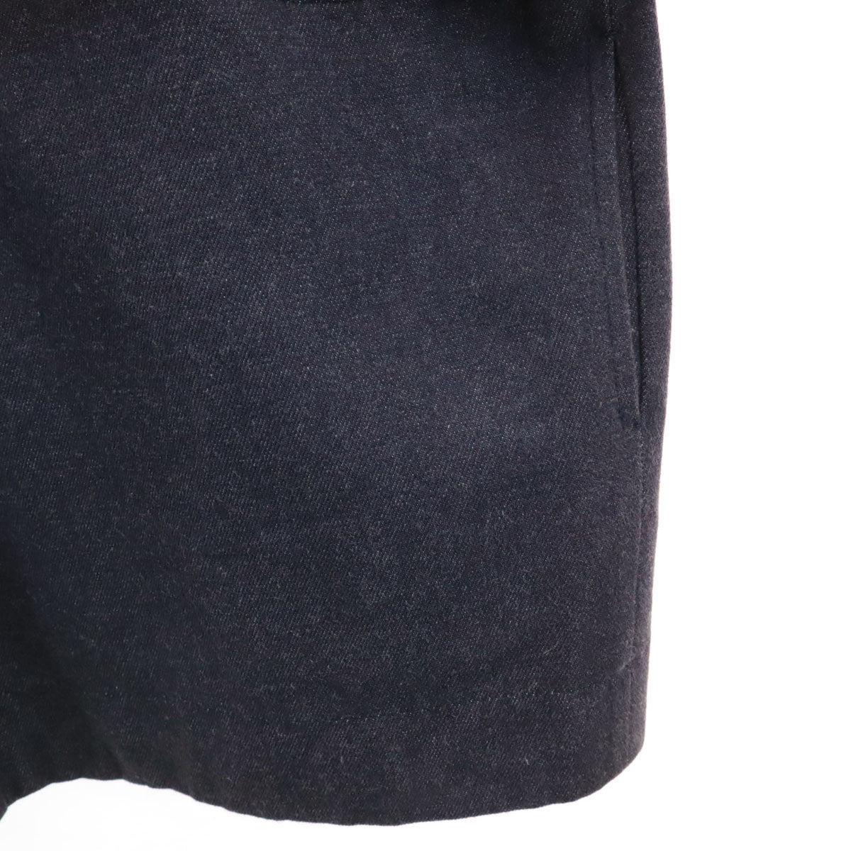 Drawer ドゥロワー 日本製 長袖 フロントギャザー ワンピース 38 グレー レディース