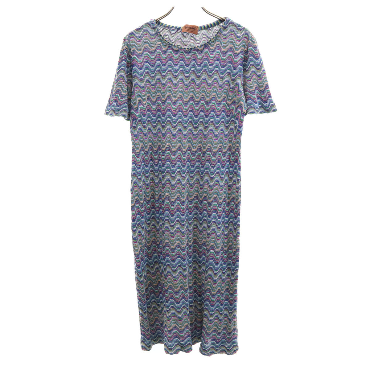 Missoni ミッソーニ イタリア製 半袖 ワンピース 44 レディース