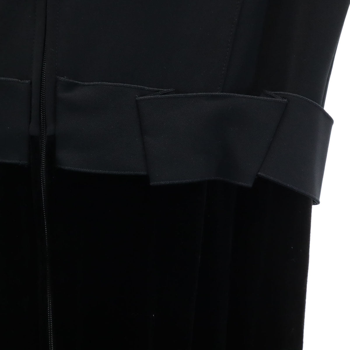 FOXEY NEW YORK フォクシーニューヨーク 日本製 ノースリーブ ワンピース 38 ブラック レディース