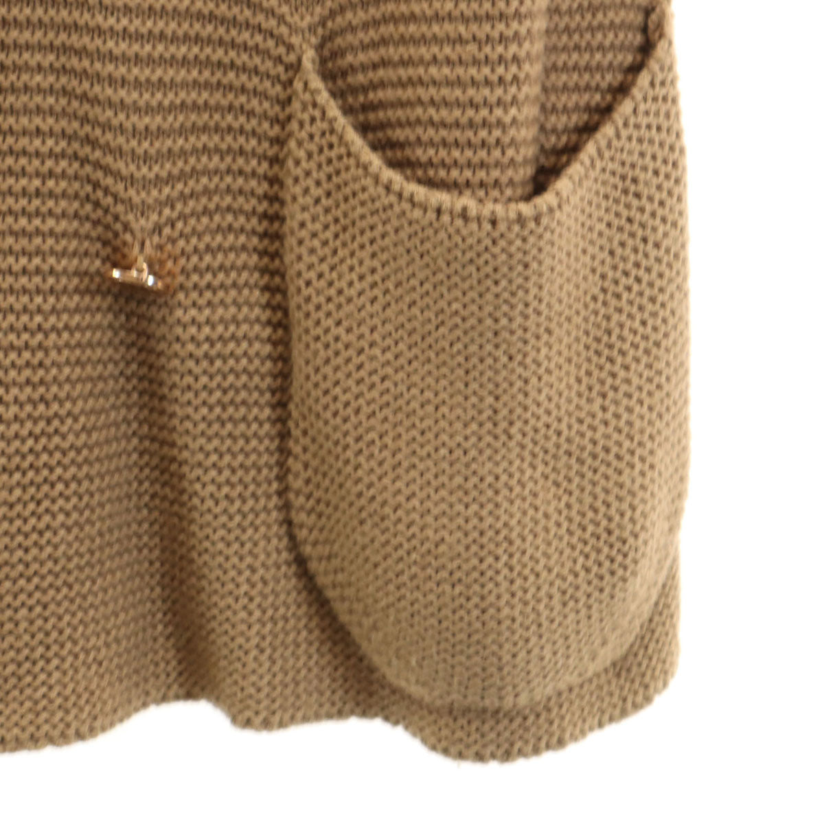 Emporio Armani エンポリオアルマーニ 長袖 ダブルブレスト ニットカーディガン 50 ベージュブラウン メンズ