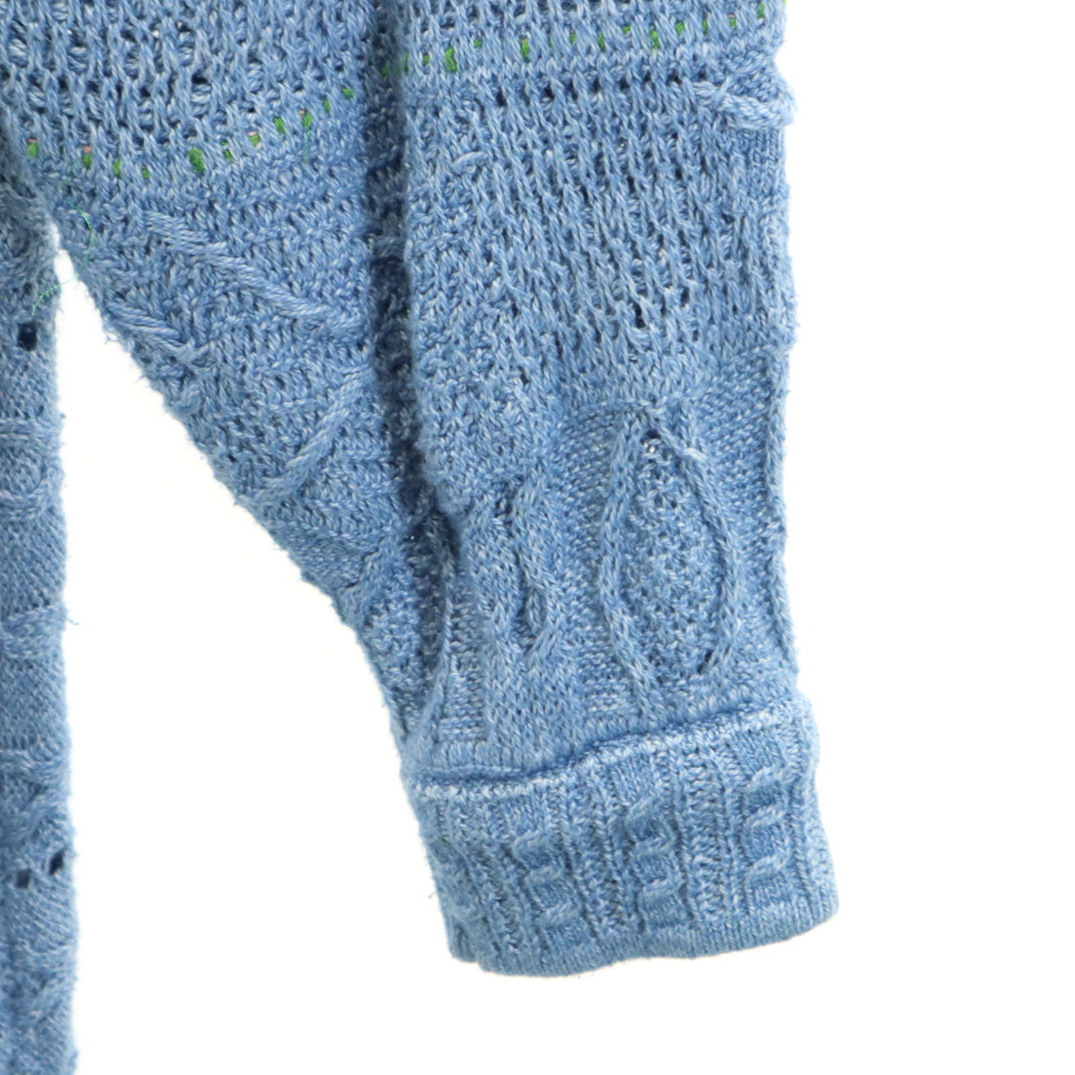 COOGI BLUES クージーブルース 90s 00s オールド 長袖 3Dニット ワンピース M ブルー系 レディース