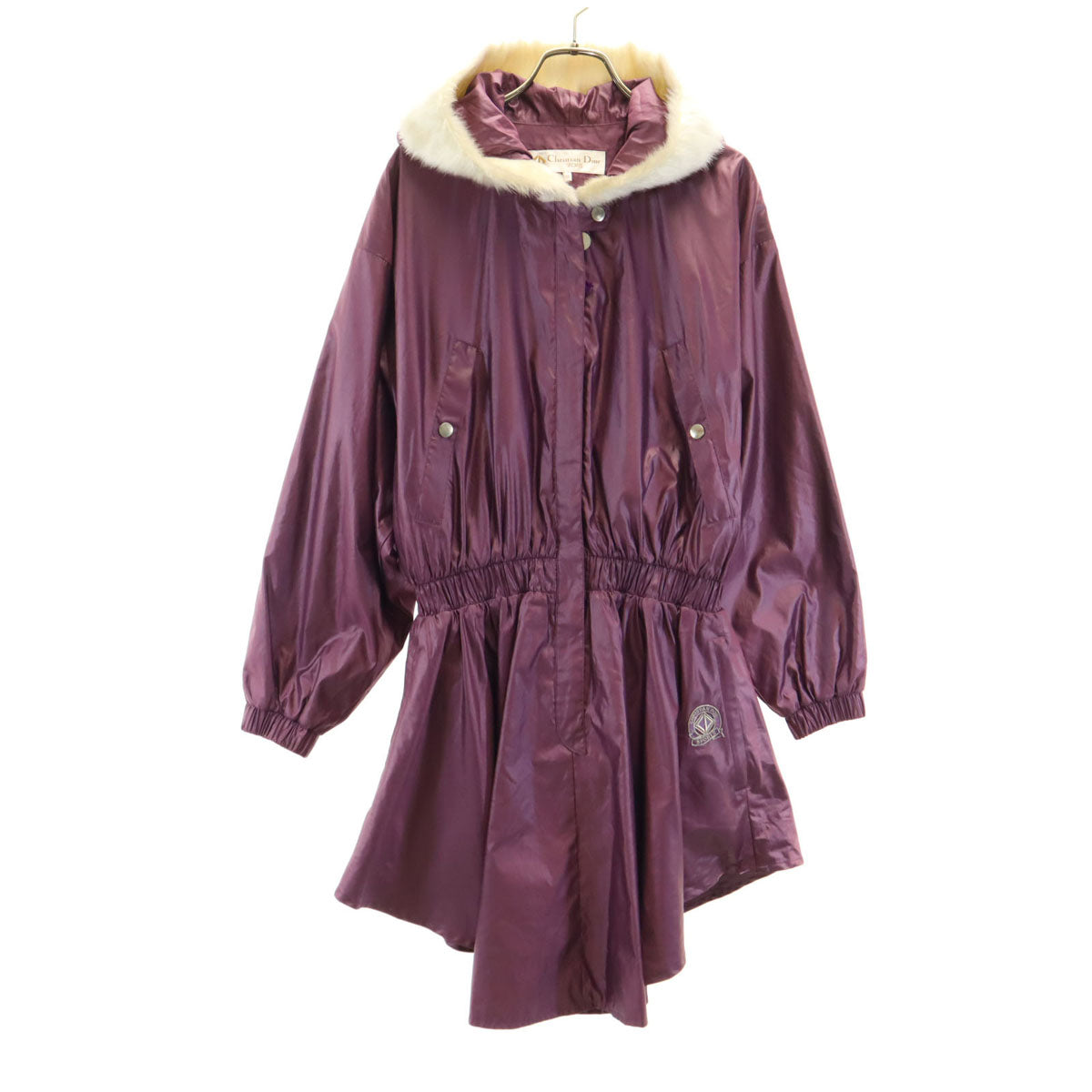 Christian Dior SPORTS クリスチャンディオールスポーツ 90s オールド プルオーバー コート M 赤紫 レディース