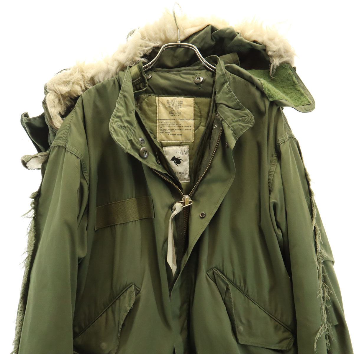 KLASICA クラシカ 70s ヴィンテージ M65 ミリタリー モッズコート S カーキ キルティングライナー付き メンズ