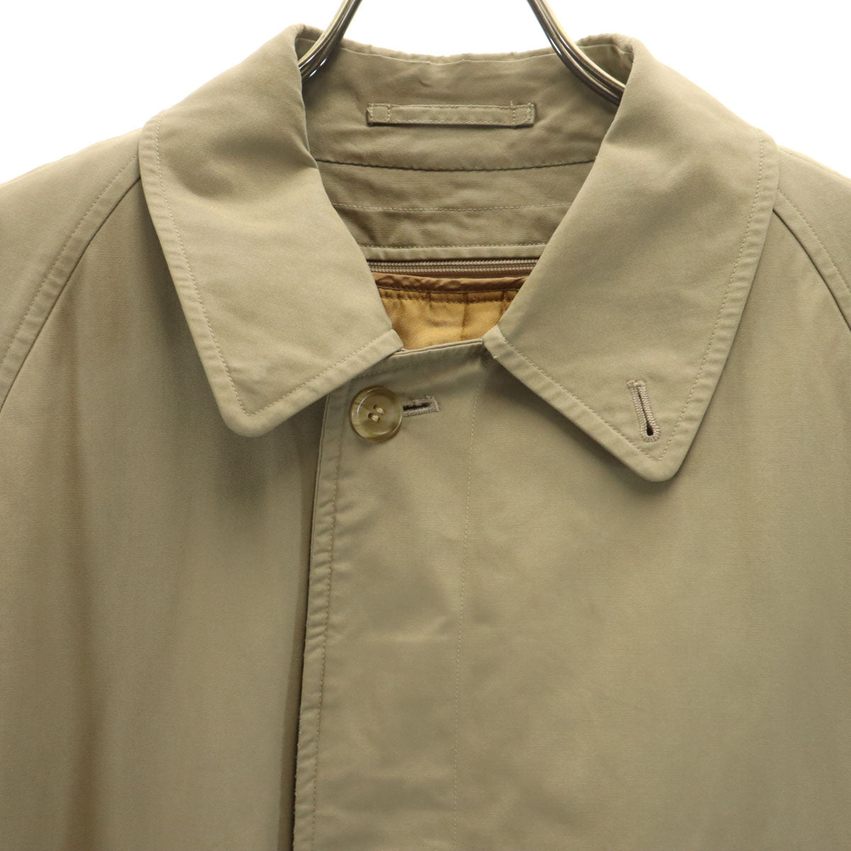 Burberrys バーバリーズ 90s オールド ステンカラーコート 90-165 カーキベージュ ライナー付き メンズ