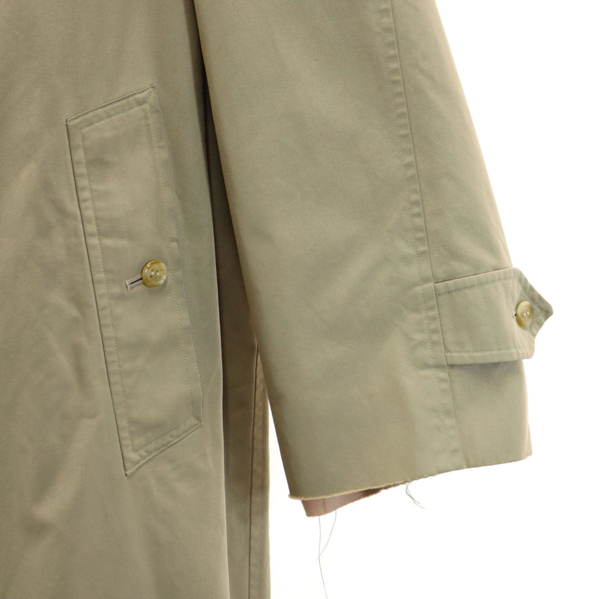 Burberrys バーバリーズ 90s オールド ステンカラーコート 90-165 カーキベージュ ライナー付き メンズ