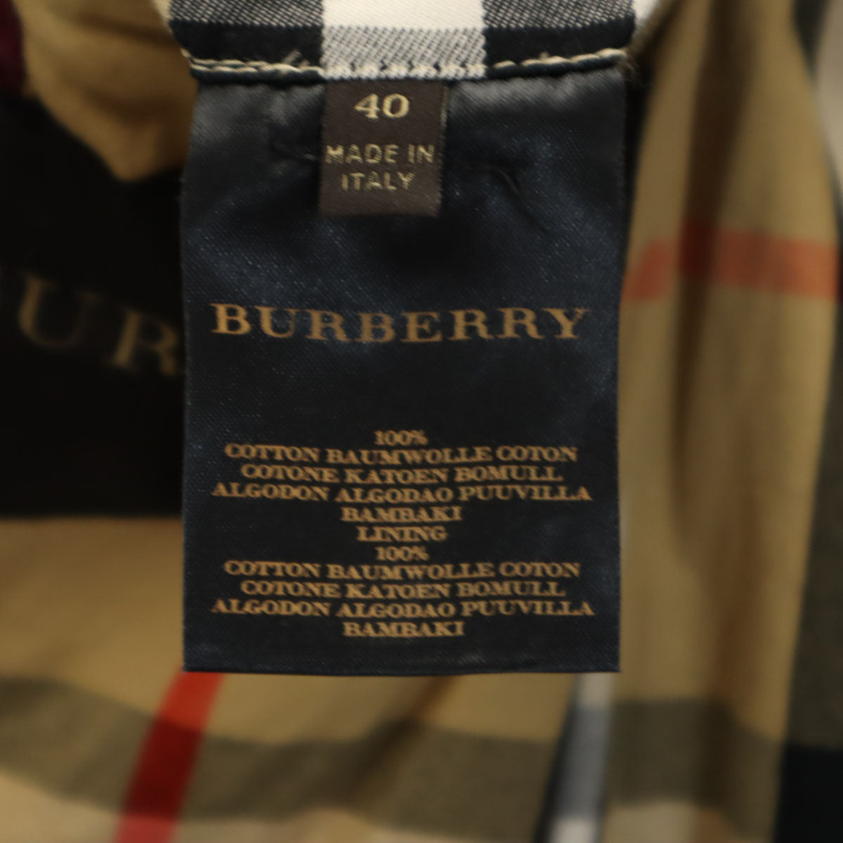 BURBERRY バーバリー イタリア製 トレンチコート 40 ベージュ フォックスファー付き レディース