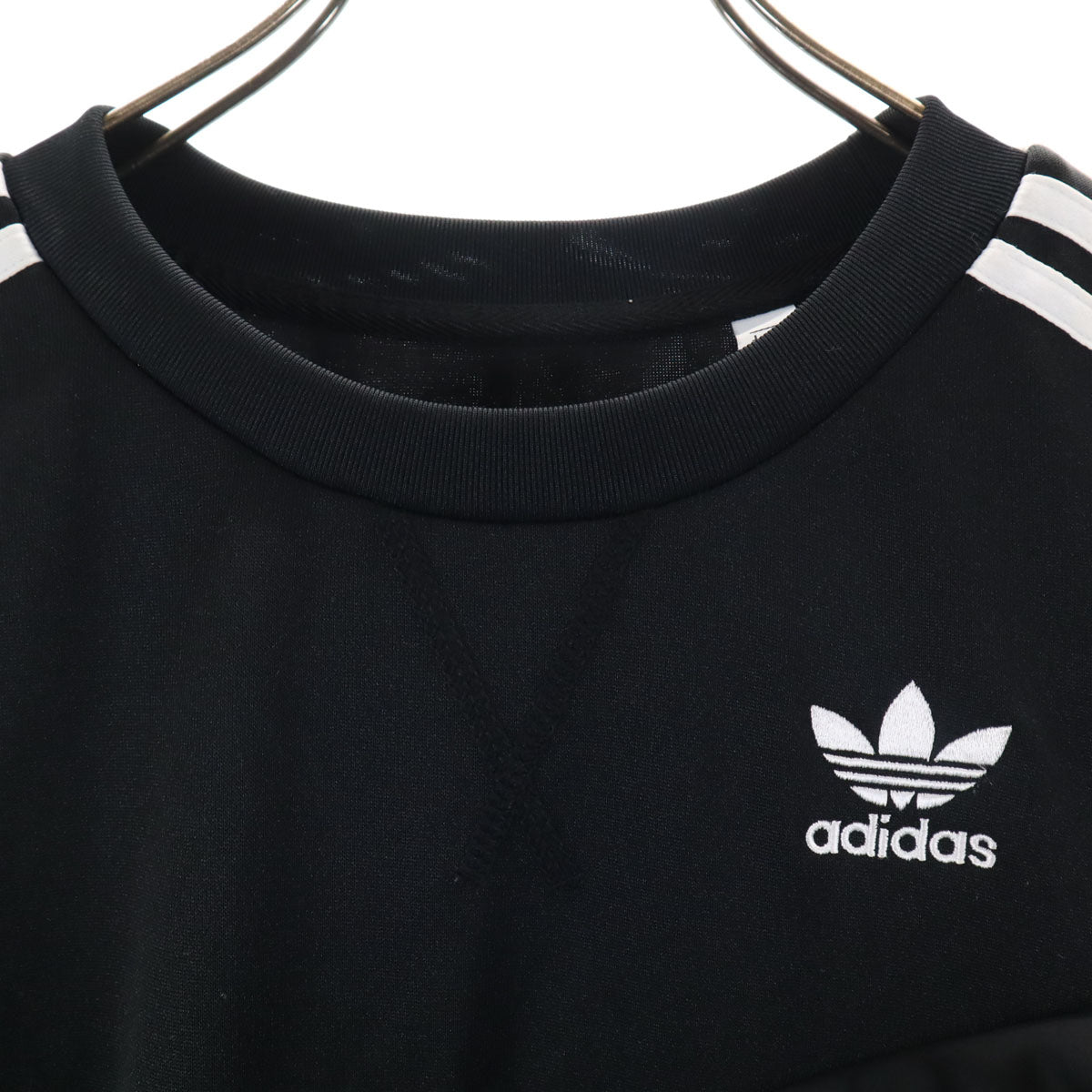 adidas Originals アディダスオリジナルス J KOO ジェイクー コラボ トレフォイルロゴ 長袖 ワンピース L ブラック ドレス ジャージ レディース