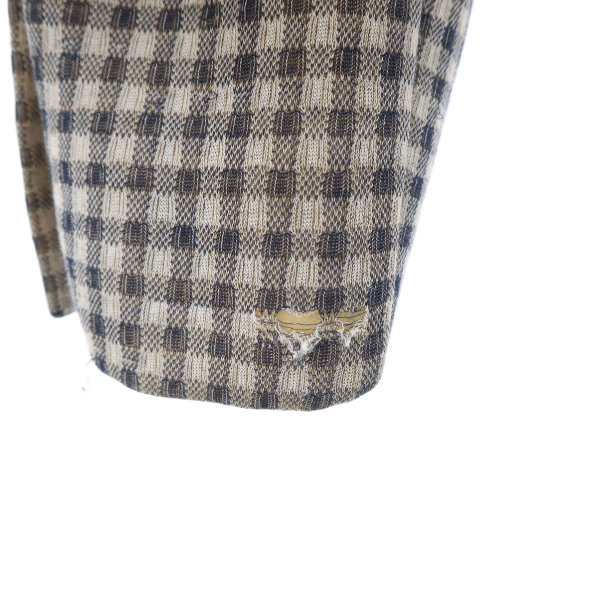 WEEKEND MaxMara ウィークエンドマックスマーラ チェック柄 ボンディング チェスターコート S ネイビー レディース